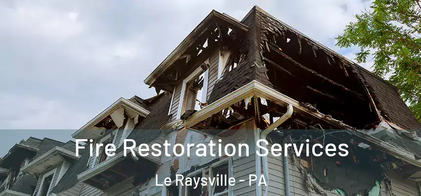  Fire Restoration Services Le Raysville - PA